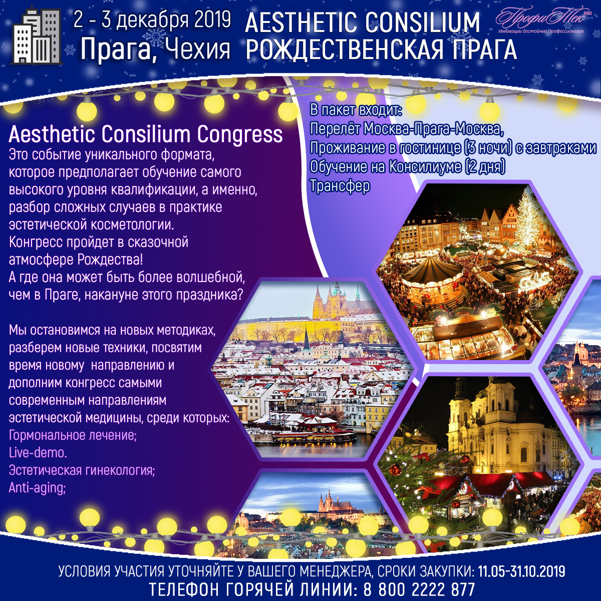 2-3 декабря, Чехия, Рождественская Прага: Aesthetic Consilium Congress